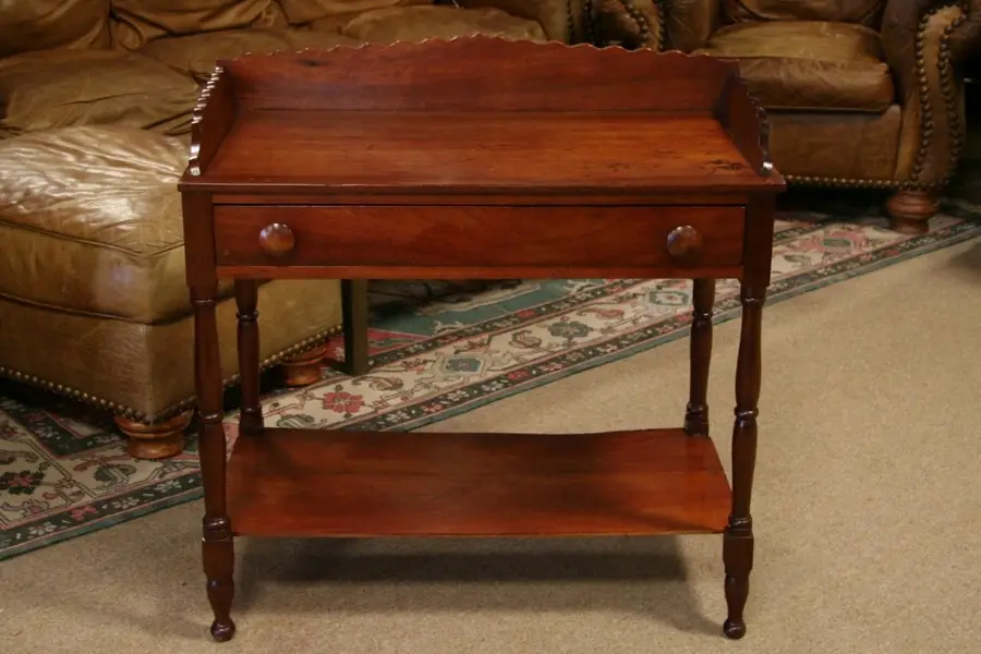Photo of Victorian Walnut Pennsylvania Washstand or Server