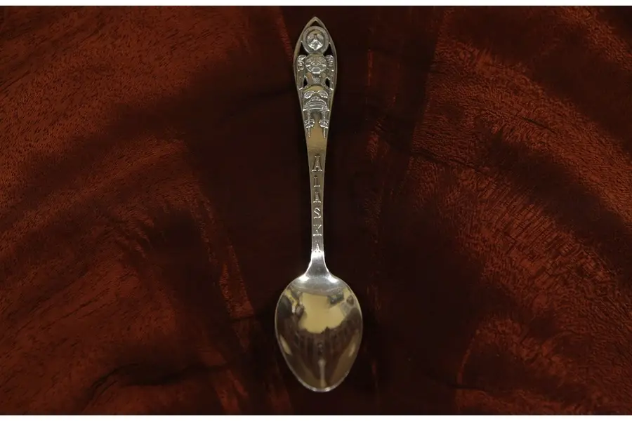 Photo of Alaska Totem Pole Sterling Silver Spoon