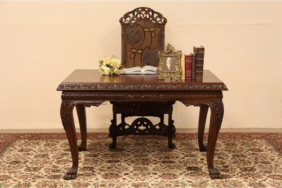 Photo of Georgian Rosewood & Cherry Library or Dining Table