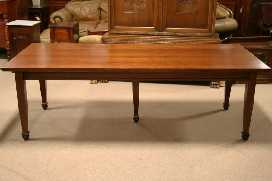 Photo of Arts&Crafts Mission Oak 8' QuarterSawn Dining Table