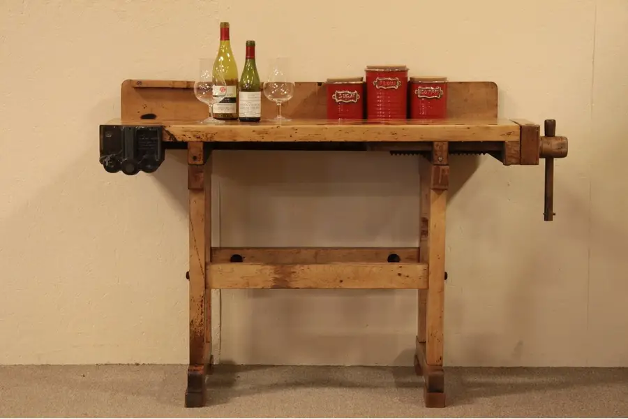 Photo of Woodworking Bench, Wine Table or Kitchen Island