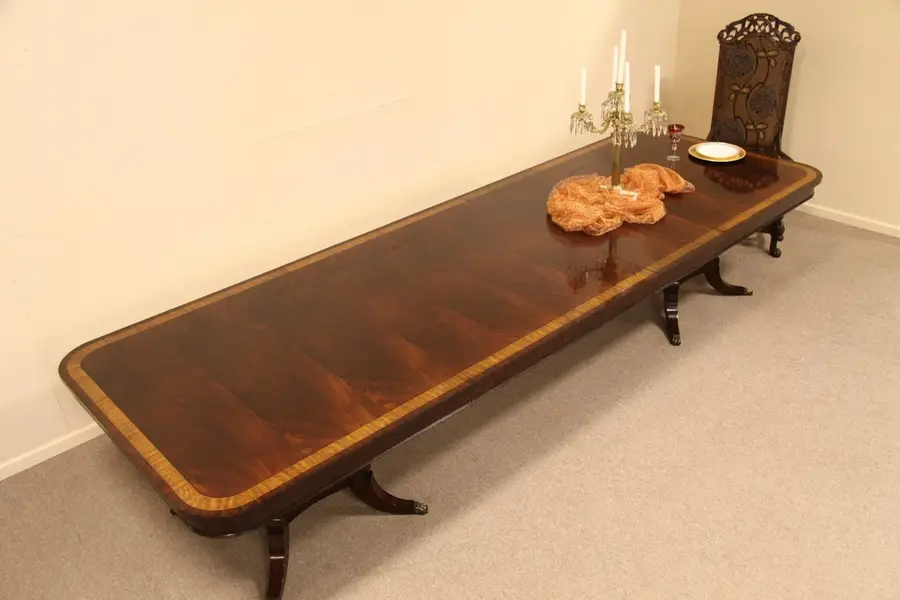 Photo of Henredon Aston Court 12' 8" Mahogany Dining Table