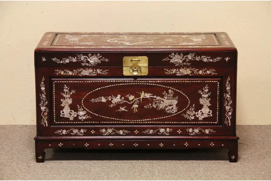 Photo of Rosewood & Pearl Chinese Trunk Coffee Table