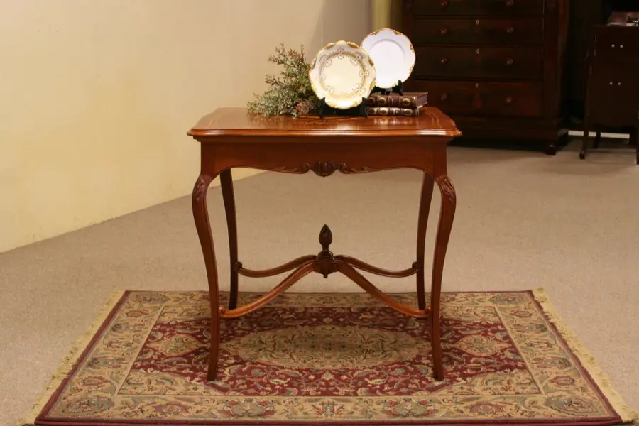 Photo of Art Nouveau Marquetry Lamp Table