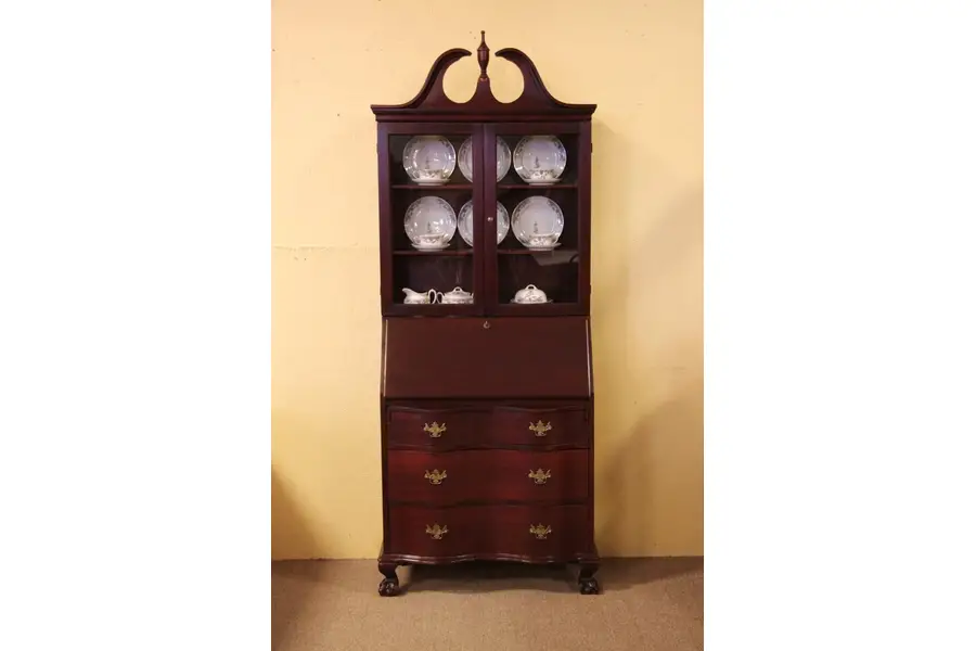 Photo of Federal Mahogany Secretary Desk & Bookcase