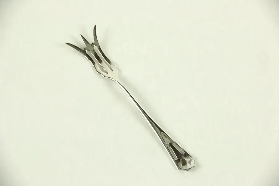 Photo of Sterling Silver 1910 Antique Lemon, Seafood or Relish Fork