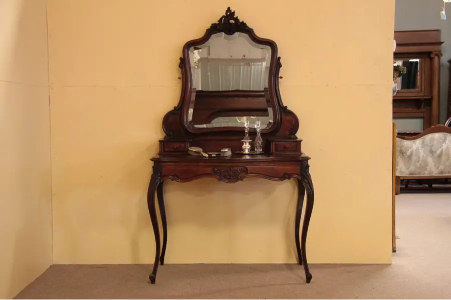 Photo of French Rosewood Dressing Table Desk or Vanity
