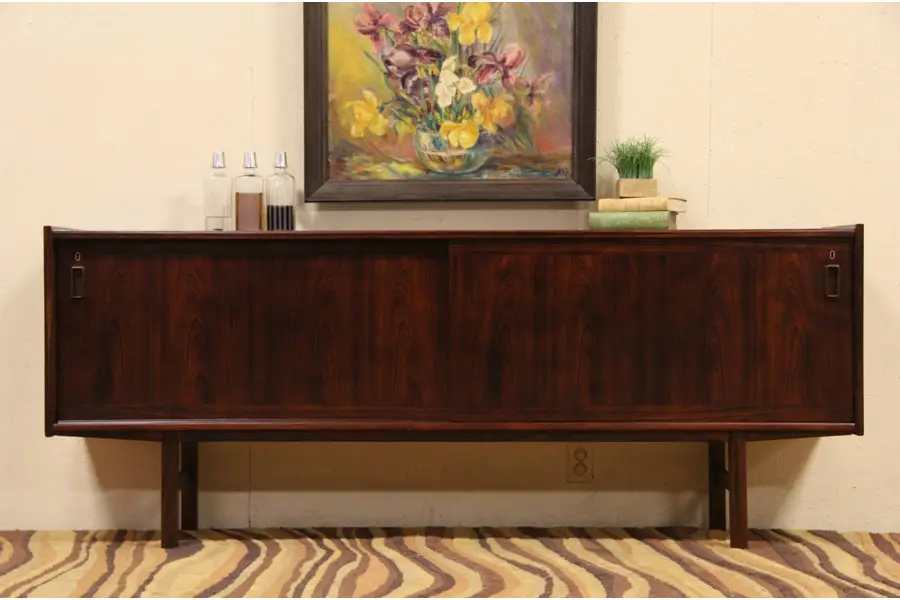 Photo of Midcentury Danish Modern Rosewood Credenza or TV Console