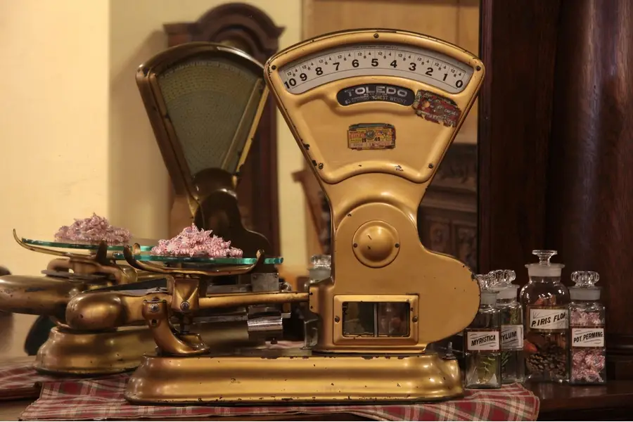 Photo of Toledo Antique Candy Scale, Brass Pan