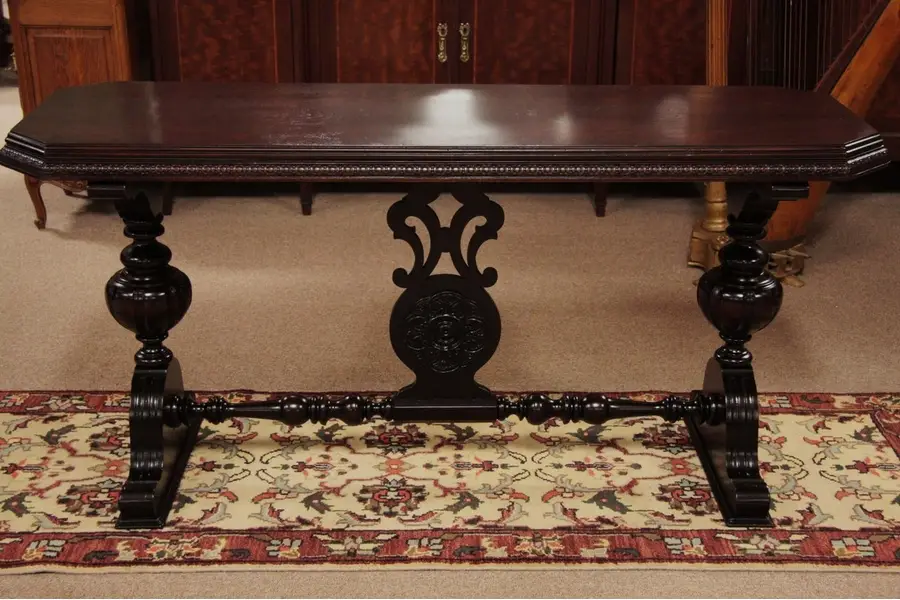 Photo of English Renaissance Sofa or Console Table, circa1925