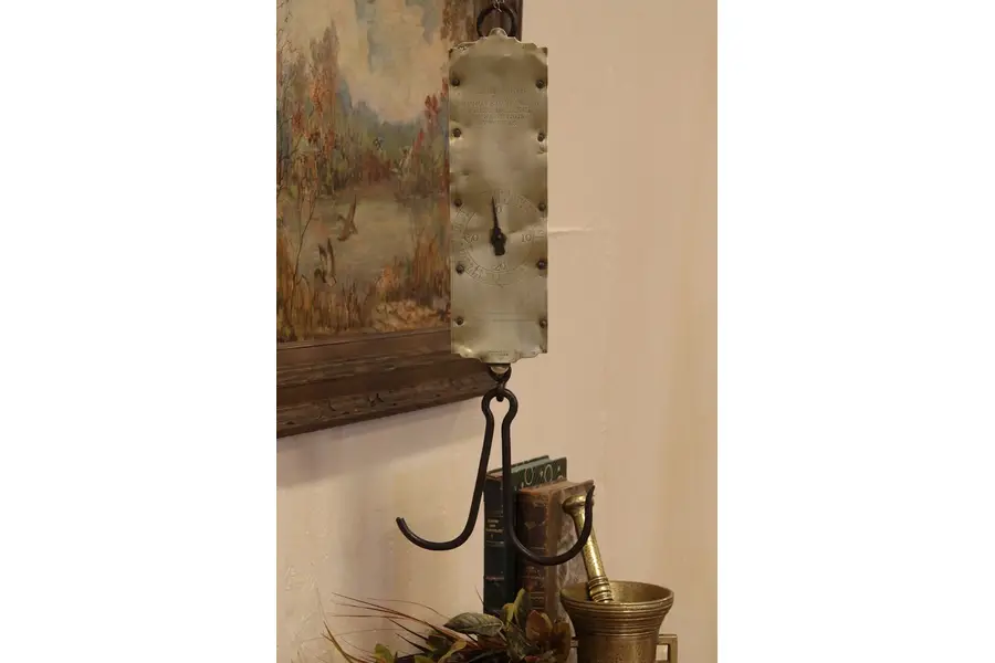 Photo of Chatillon's Brass NY 120# Antique Hanging Scale