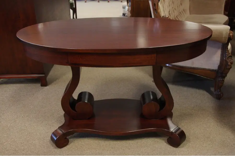 Photo of Oval Empire 1900 Library or Writing Table