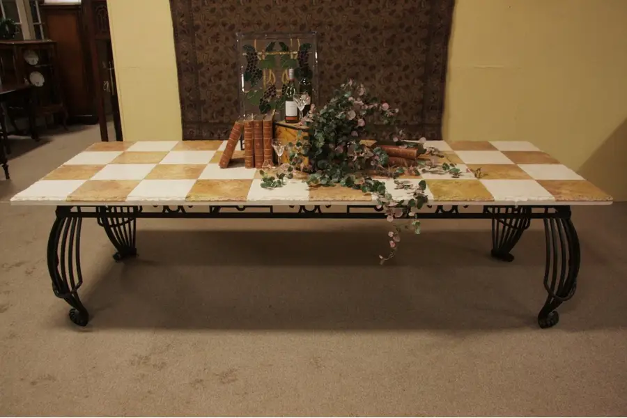 Photo of Marble & Iron 10 x 4 Dining or Conference Table