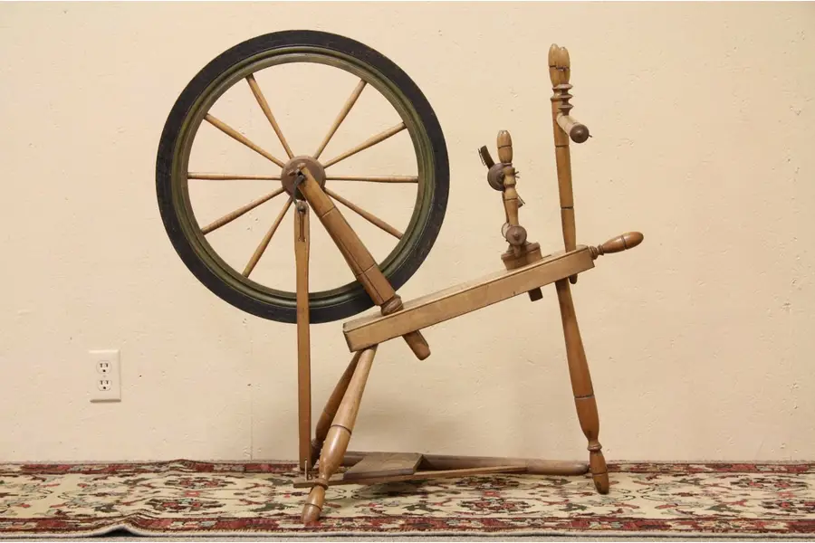 Photo of Antique Spinning Wheel