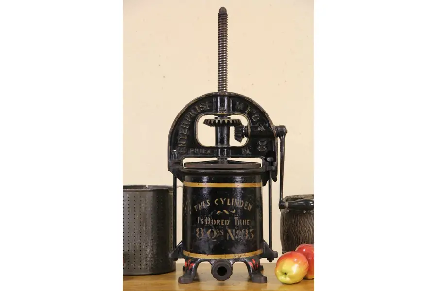 Photo of Enterprise Philadelphia Iron 1890's Antique Wine or Juice Press