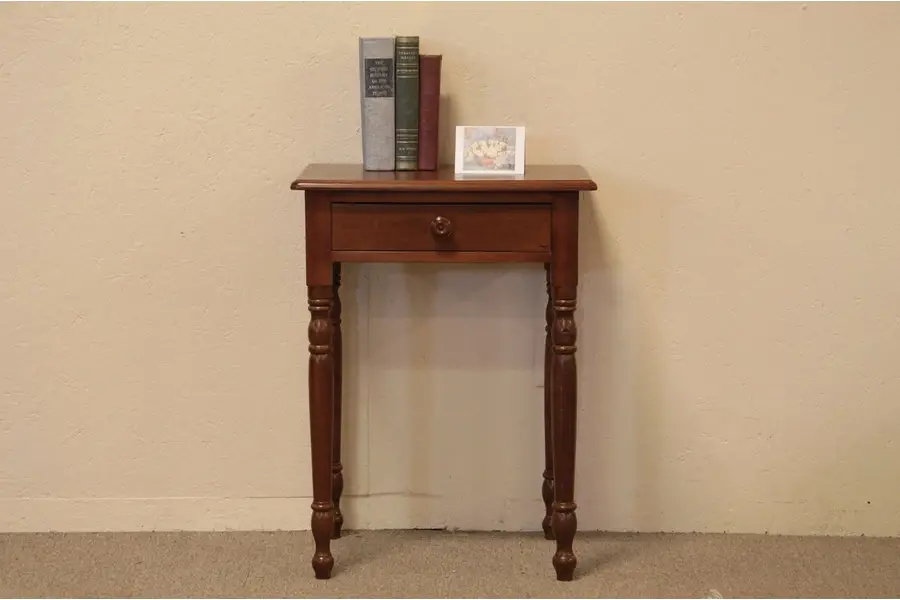 Photo of New England Cherry 1860 Lamp Table