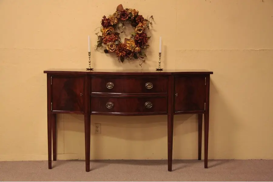 Photo of Georgian or Federal Mahogany Sideboard Buffet