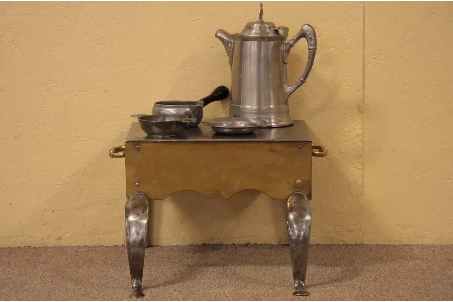 Photo of Victorian Iron & Brass Fireplace Trivet