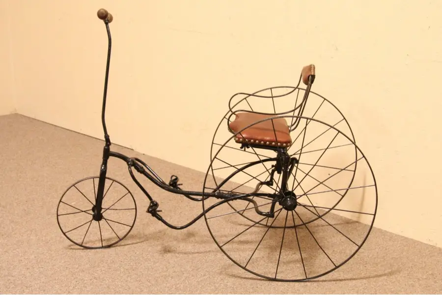 Photo of Iron Antique Child's Velocipede or Tricycle