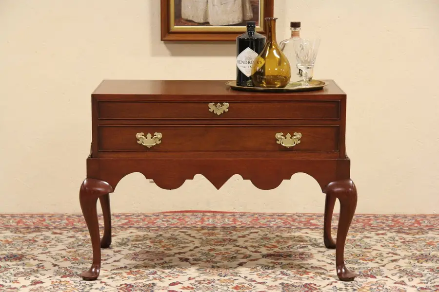 Photo of Silver Chest or Collector Cabinet Coffee or Cocktail Table