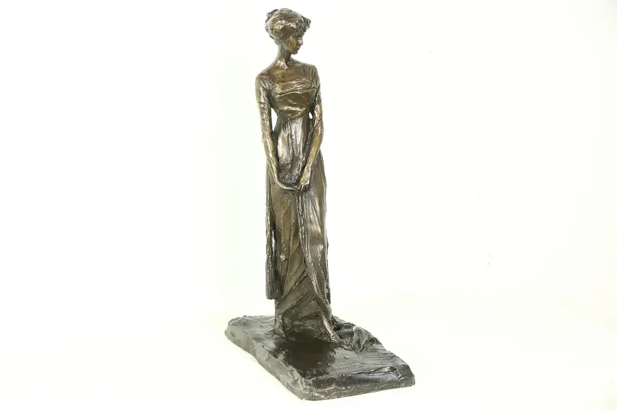 Photo of Clay Sculpture of Gertrude Vanderbilt Whitney, Replica After Troubetzkoy 1910