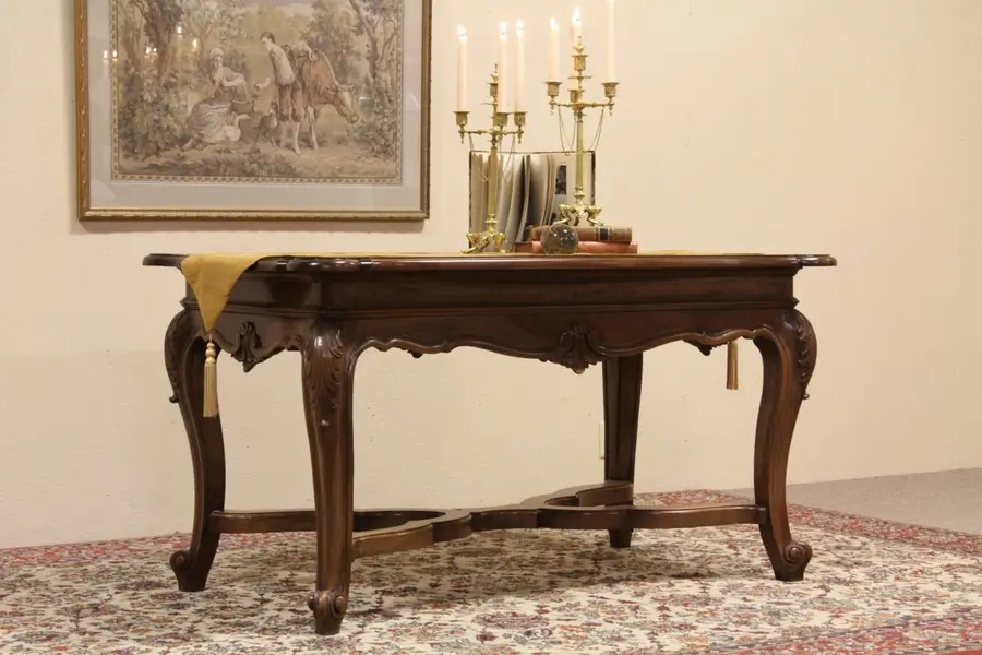 Photo of Italian Carved Antipasto Dining or Hall Table