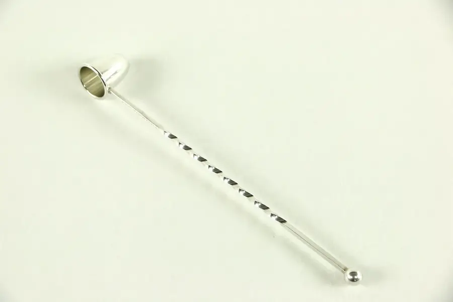 Photo of Reed & Barton Signed Sterling Silver Vintage Candle Snuffer