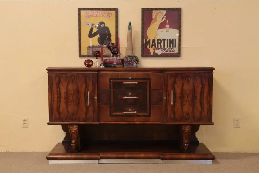 Photo of Art Deco Sideboard, Credenza or TV Base