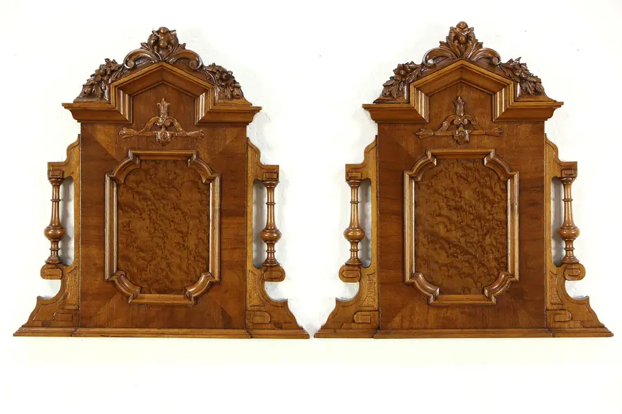 Photo of Pair of Italian 1900 Antique Salvage Architectural Fragment