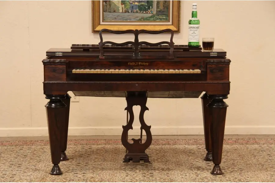 Photo of Victorian Rosewood Melodeon or Pump Organ
