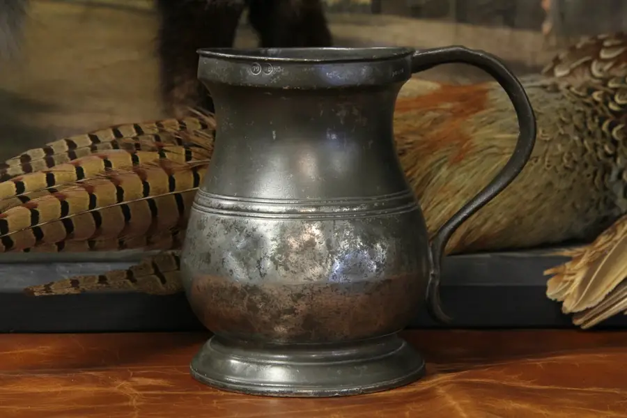 Photo of Pewter Quart Antique English Pub Tankard