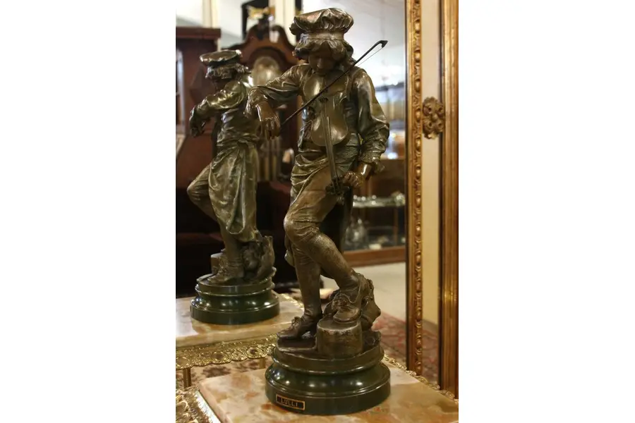 Photo of Statue of Lulli Tuning his Violin, 1895