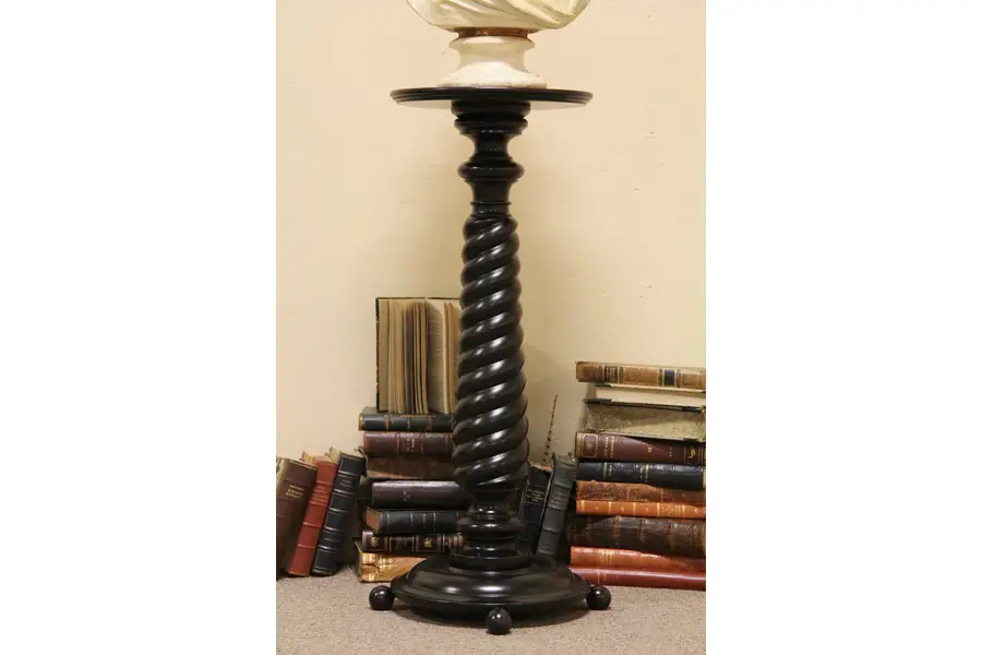 Photo of Spiral Sculpture Pedestal or Plant Stand
