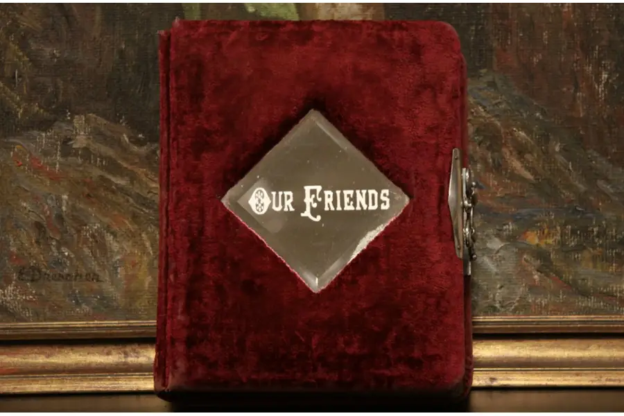 Photo of Victorian Velvet Photo Album, Pat. 1882