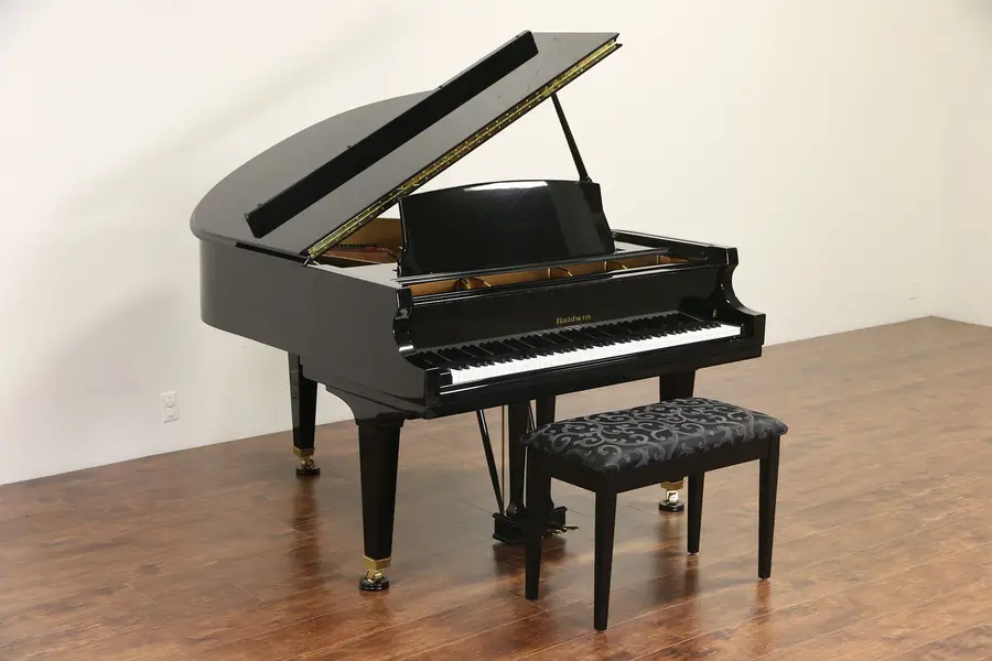 Photo of Baldwin 2000 Artist Grand Piano, Polished Ebony 5' 2" Model M1 & Bench