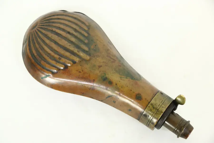 Photo of Brass Antique 1860's Powder Flask