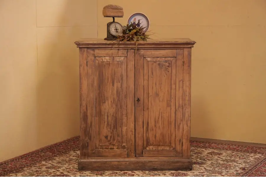 Photo of Victorian Country 1860's Jelly Cupboard, Old Paint