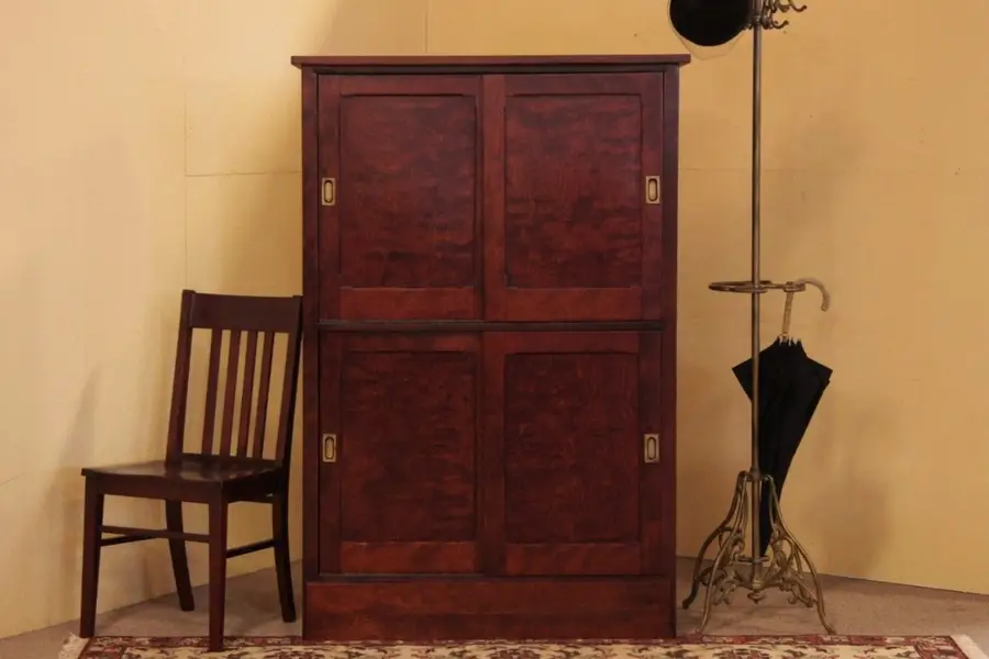 Photo of Postal or Lawyers Mail Sorting Cabinet Sliding Doors