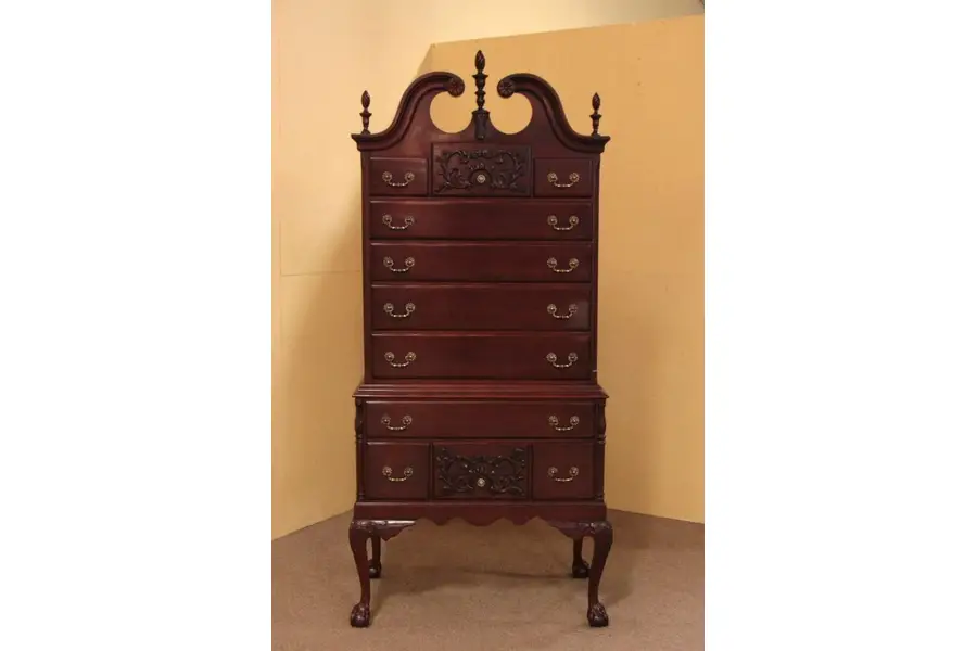 Photo of Georgian Chippendale Highboy, Tall Chest on Chest