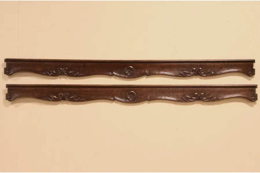 Photo of Pair of Antique French Bed Rail Fragments