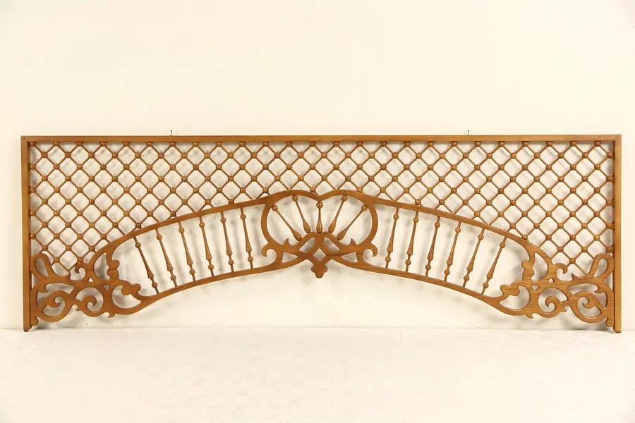 Photo of Victorian Style Oak & Maple 6' Fretwork Architectural Salvage Arch