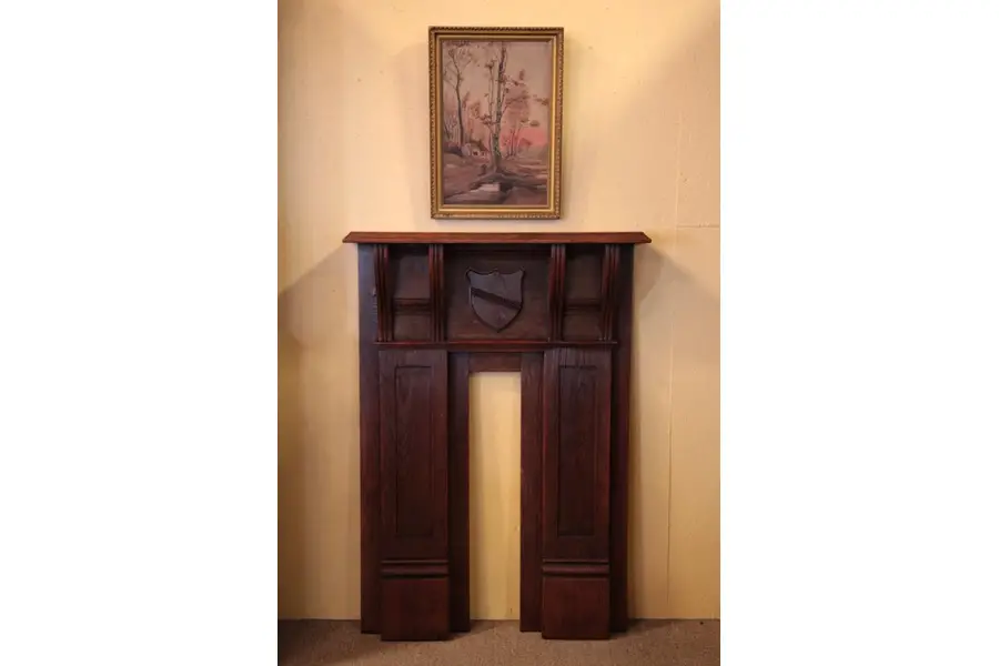Photo of Country Pine Antique Mantel or Wall Shelf