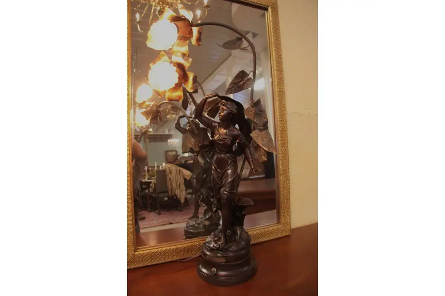 Photo of Bruchon Sculpture Newel Post Light