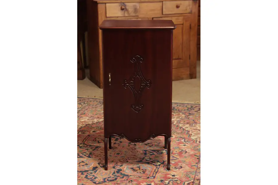 Photo of Art Nouveau Mahogany Music Cabinet