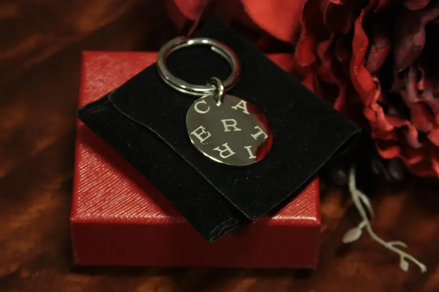 Photo of Cartier Signed Keyring & Box