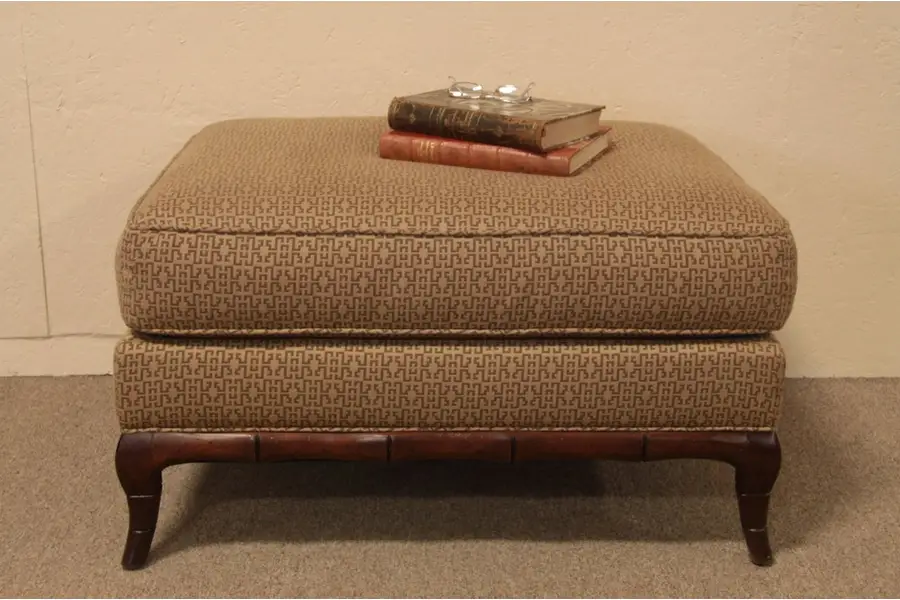 Photo of Baker Carved Hassock or Ottoman