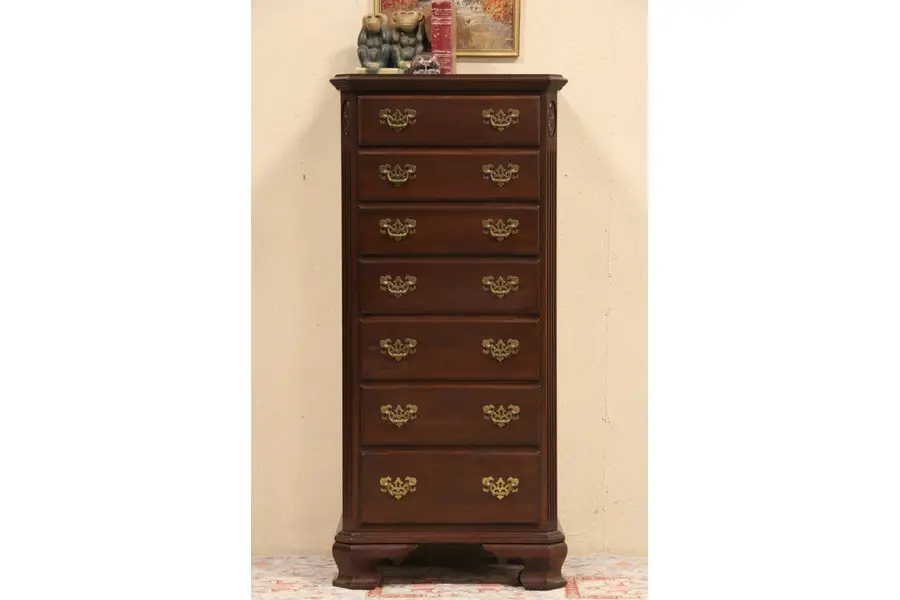 Photo of Ethan Allen Vintage Cherry Lingerie & Jewelry Chest