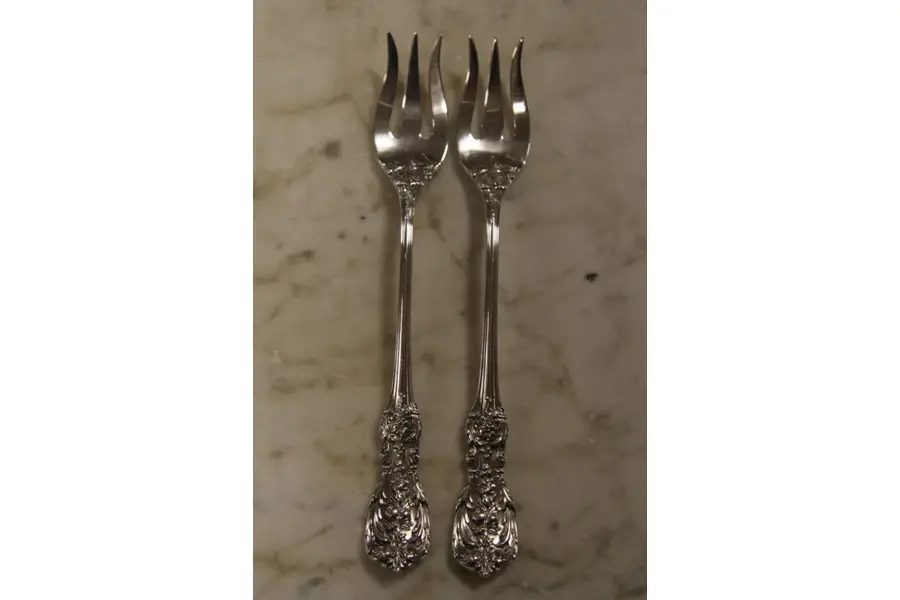 Photo of Francis I Reed & Barton Sterling Silver Seafood or Serving Forks