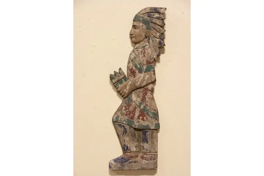 Photo of Carved Cigar Store Indian Vintage Sculpture