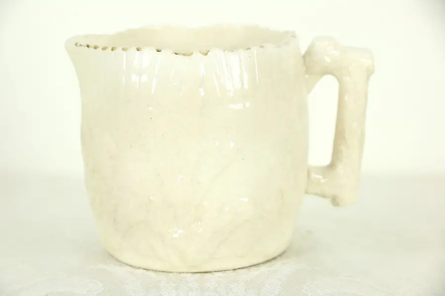 Photo of Majolica Shell Design Antique Pitcher, Griffin, Smith & Hill